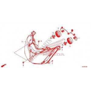 FARO DELANTERO COMPLETO HONDA FORZA 300 2013-2017